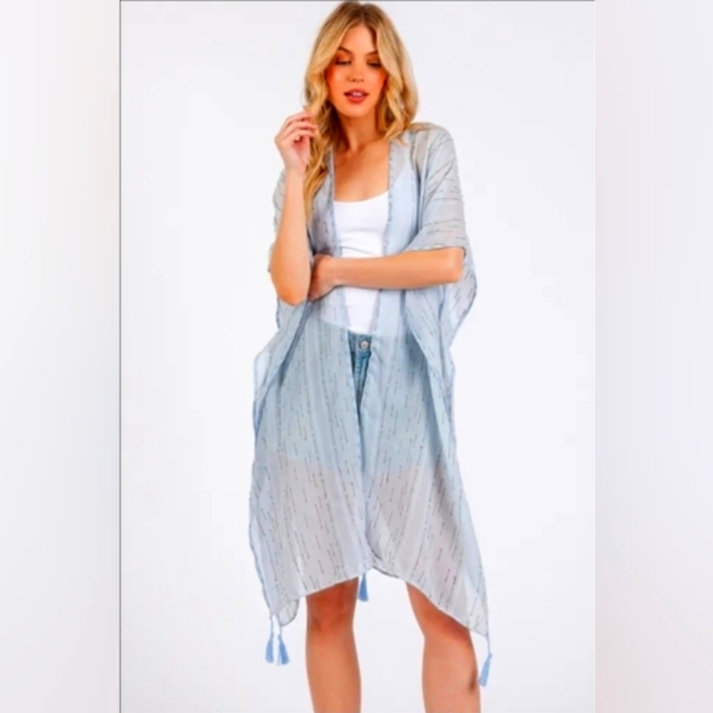 Women's Light Blue Swim Coverup